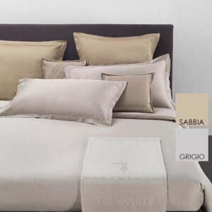 Draps Satin de Coton Trussardi New Line – Lit Double