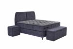 🌊 Blue Marine – Ensemble Matelas, Sommier Coffre & Tête de Lit – Image 5